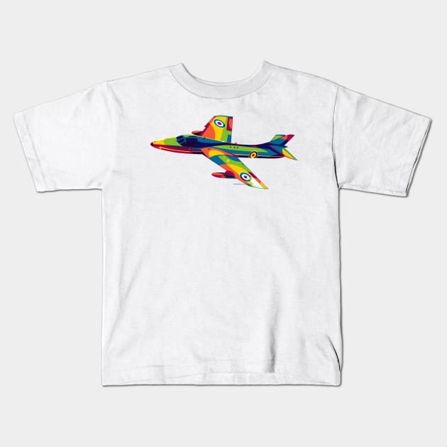 Hawker Hunter Kids T-Shirt by wpaprint